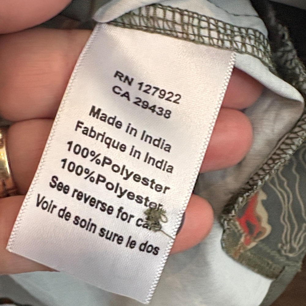 Mountain Khakis Olive and Rust Patterned Shirt‎ - image 3